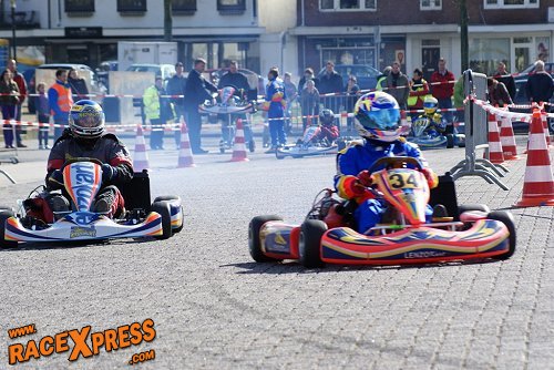 Het publiek maakte kennis met de spectaculaire kartsport